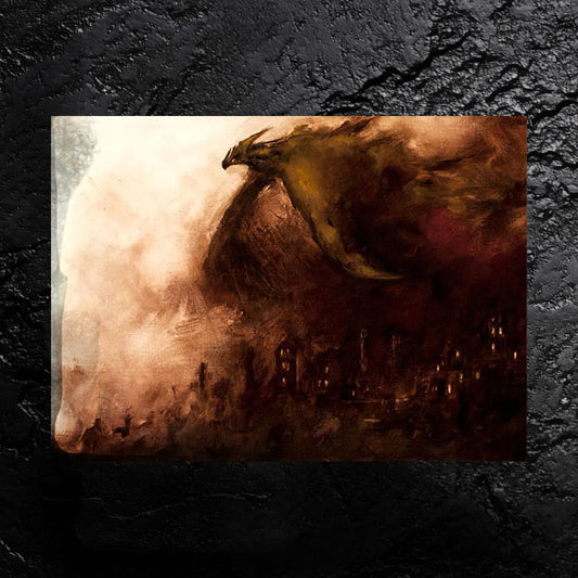 Wings of Darkness - about beliefs being okay -11x14, 11x17 Print