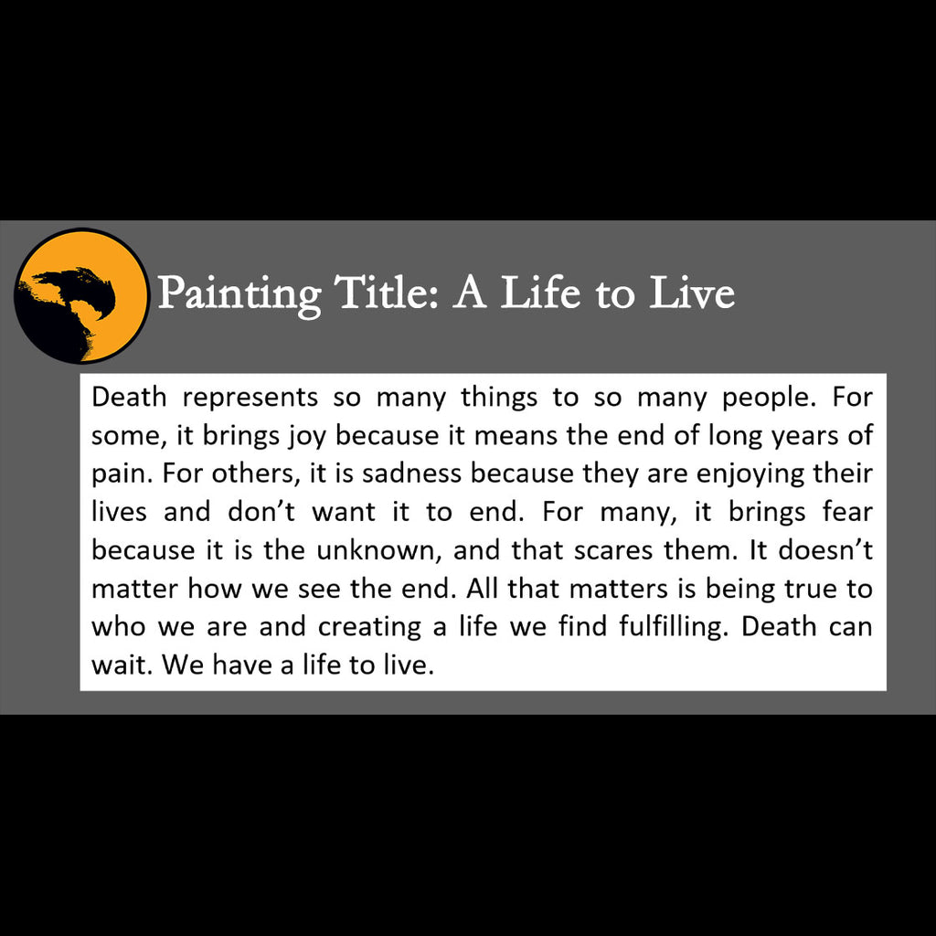 A Life to Live Print <br>(about being true to ourselves)