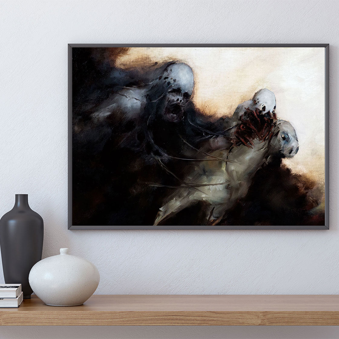 Always Running - about racing from fear - 11x14, 11x17 Print