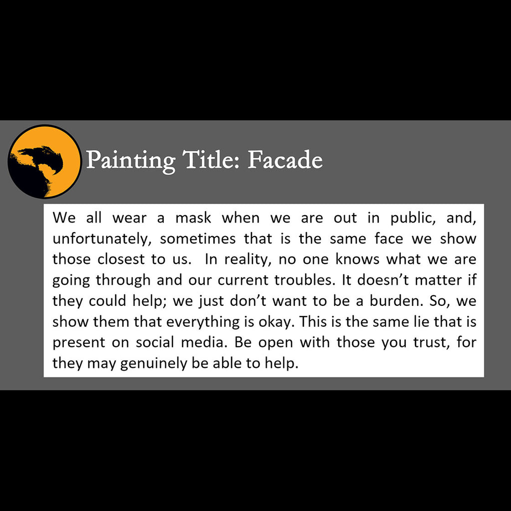 Facade Print <br>(about hiding pain)