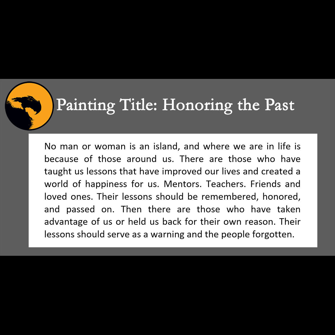 Honoring the Past - about our heroes - 11x14, 11x17 Print