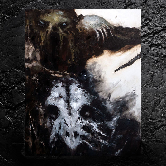 Incoming Storm - about controlling your actions - 11x14, 11x17 Print