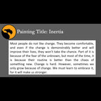 Inertia Print <br>(about avoiding change - Prin)