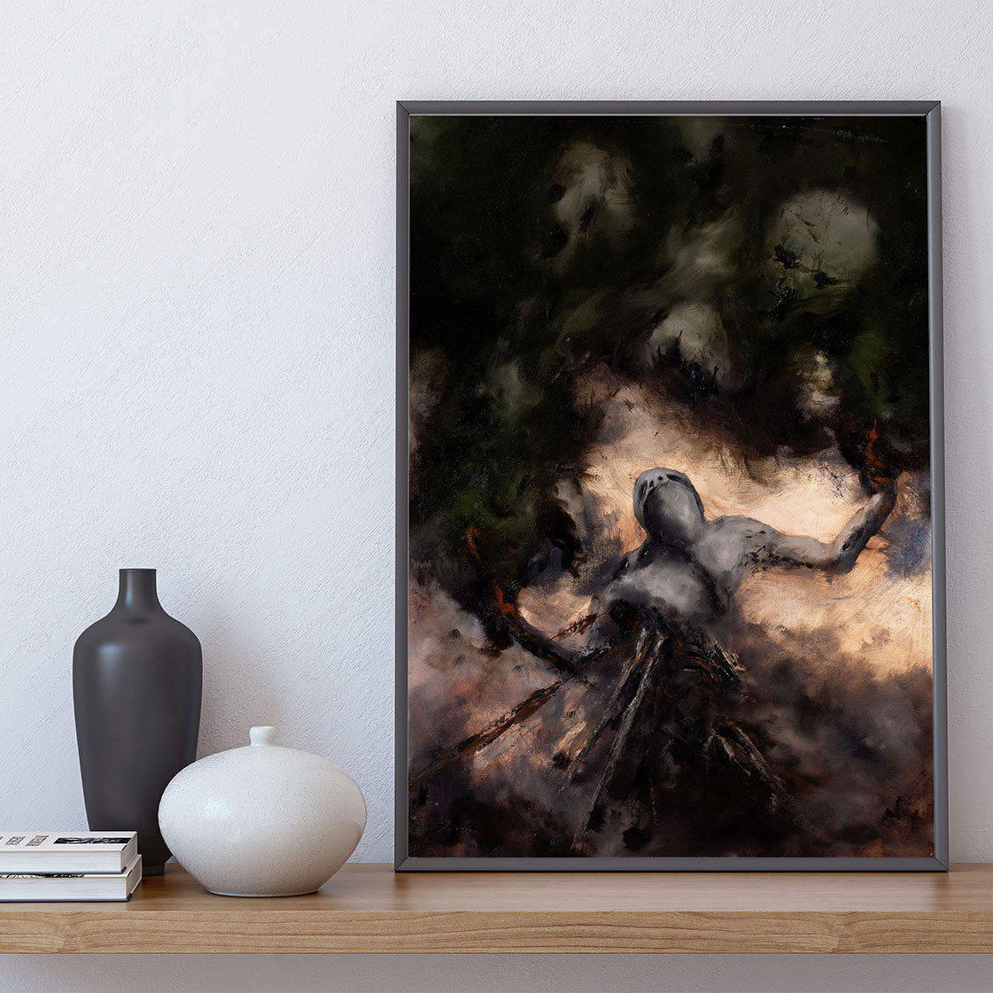 Inner Demons - about purging inner demons - 11x14, 11x17 Print