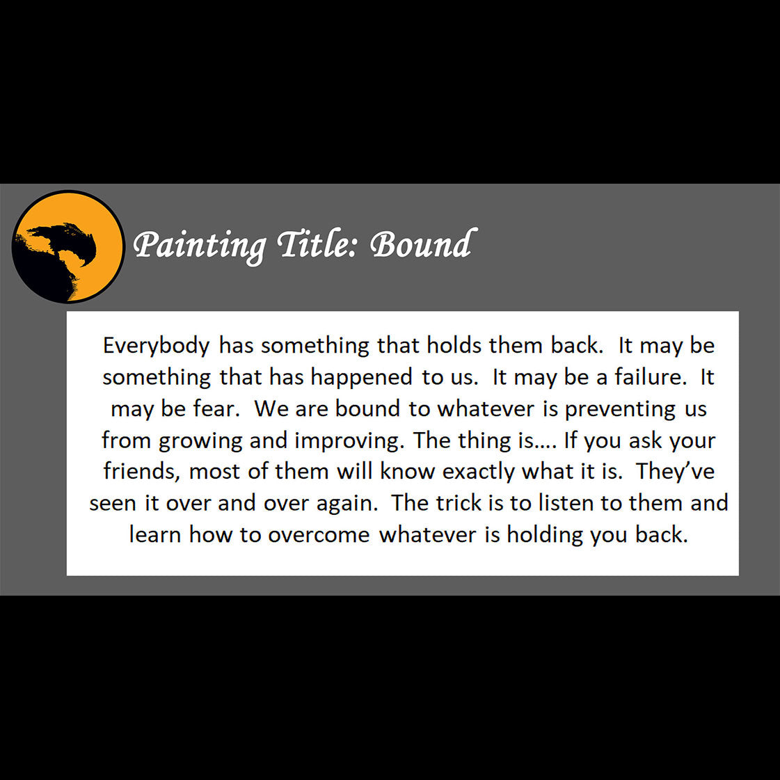 Bound Print <br>(about issues you don't see)