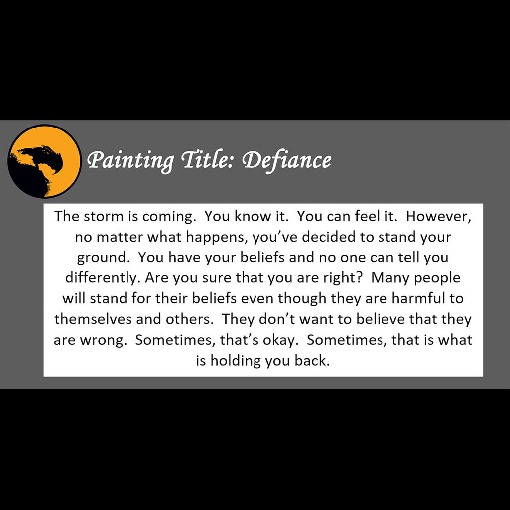 Defiance Print <br>(about being strong willed)