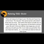 Desire Print <br>(about how desire controls your life)