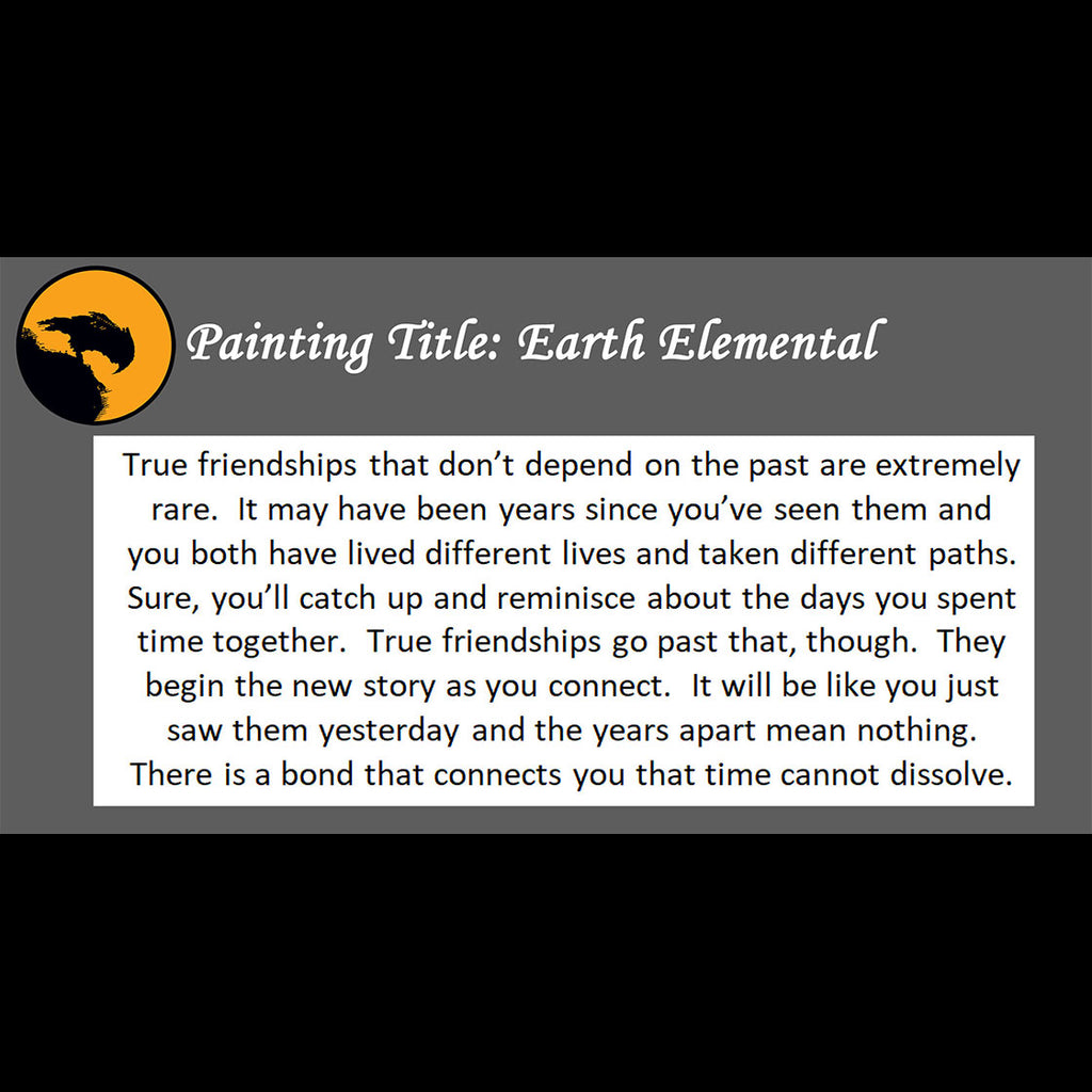 Earth Elemental Print <br>(about true friendship)