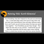 Earth Elemental Print <br>(about true friendship)