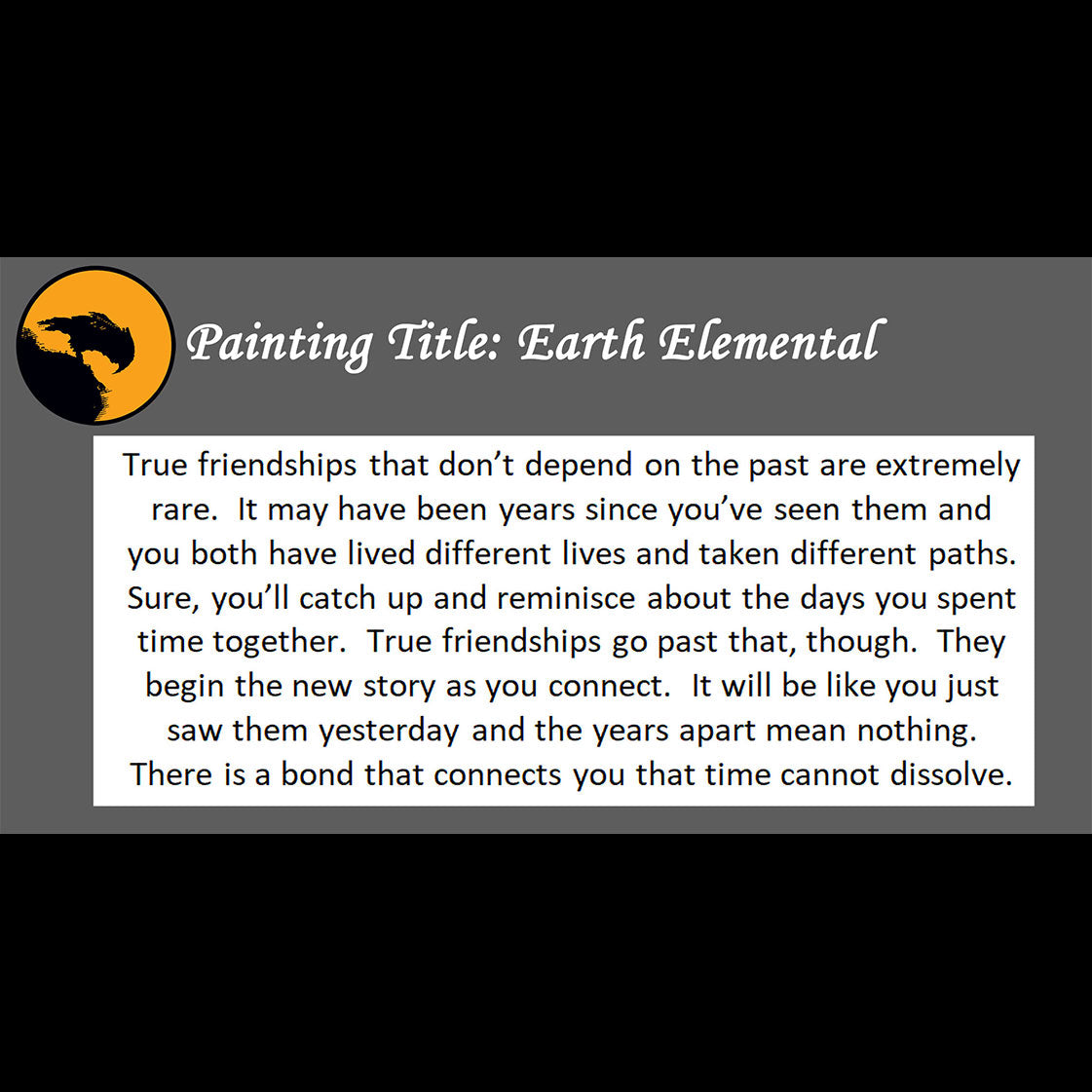 Earth Elemental Print <br>(about true friendship)