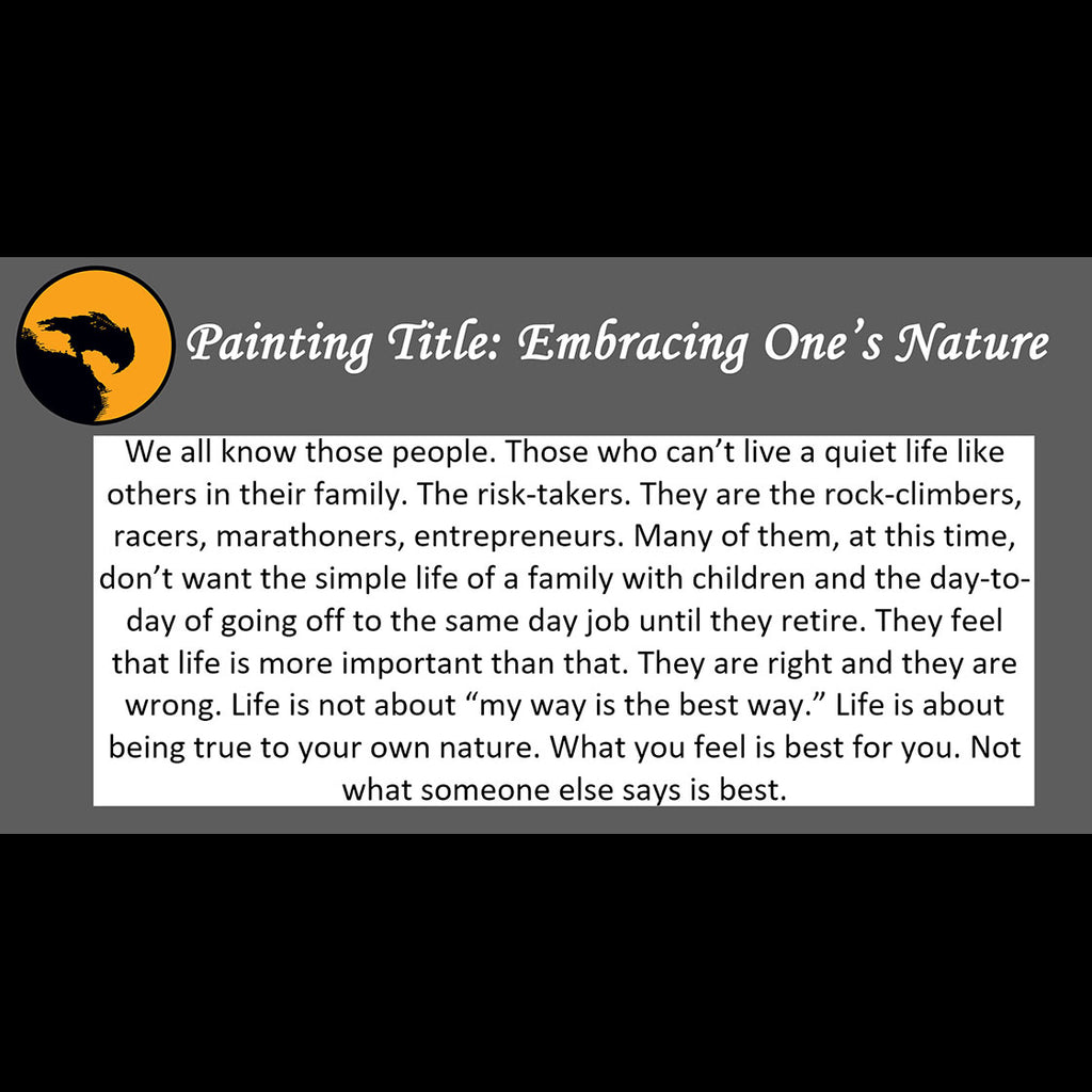 Embracing One's Nature Print <br>(about being yourself)