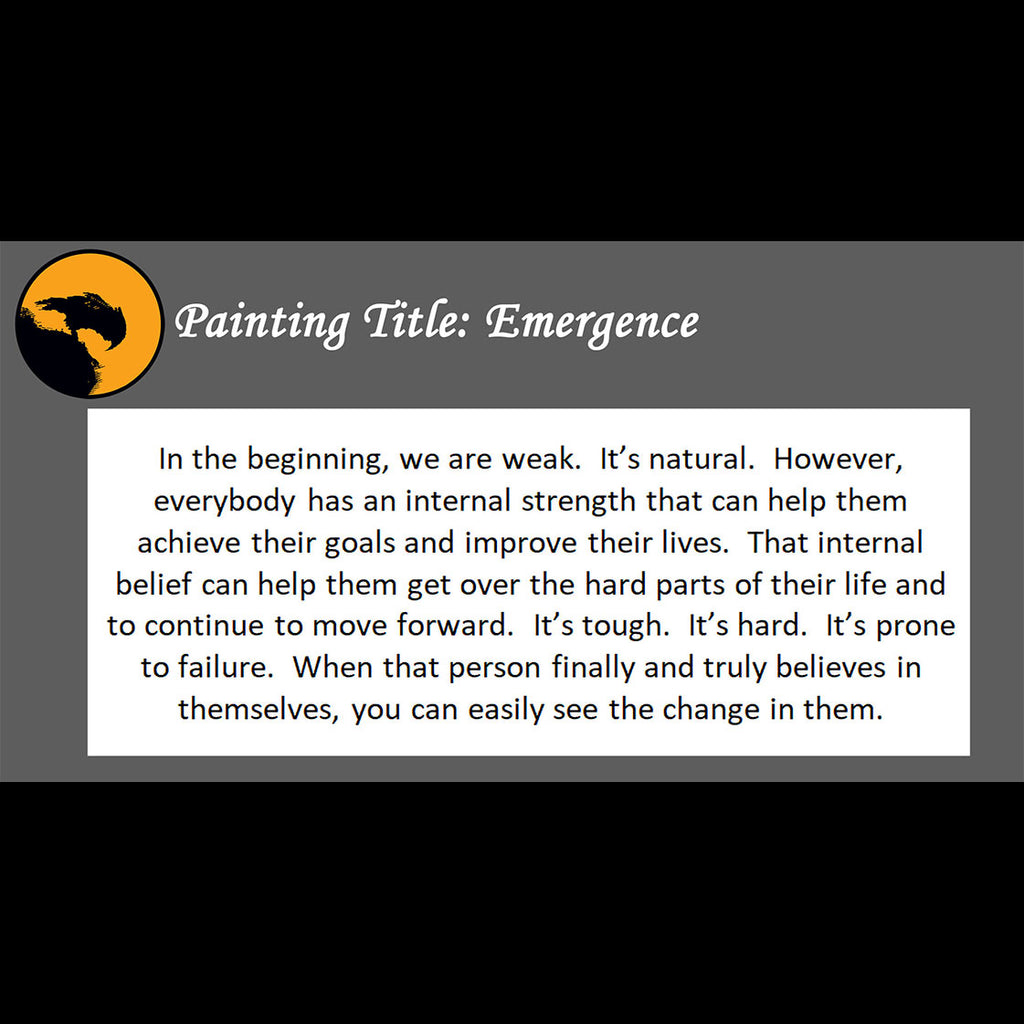 Emergence Print <br>(about growing stronger)