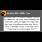 Fallen Ones Print <br>(about meaningful life)