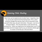 Healing Print <br>(about dealing with heartbreak)