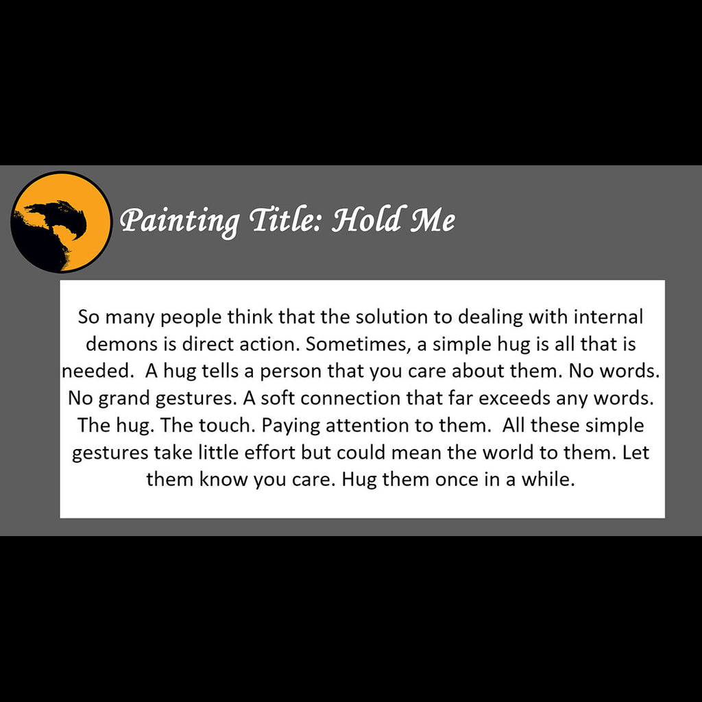 Hold Me Print <br>(about the power of hugs)