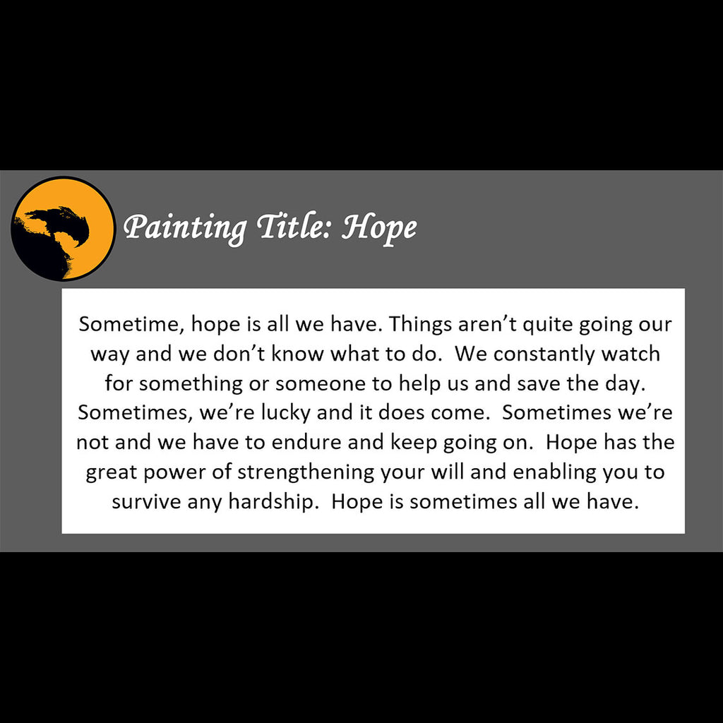 Hope Print <br>(about hope is all we have)