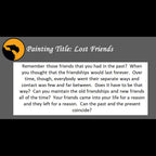 Lost Friends Print <br>(about remembering friends)