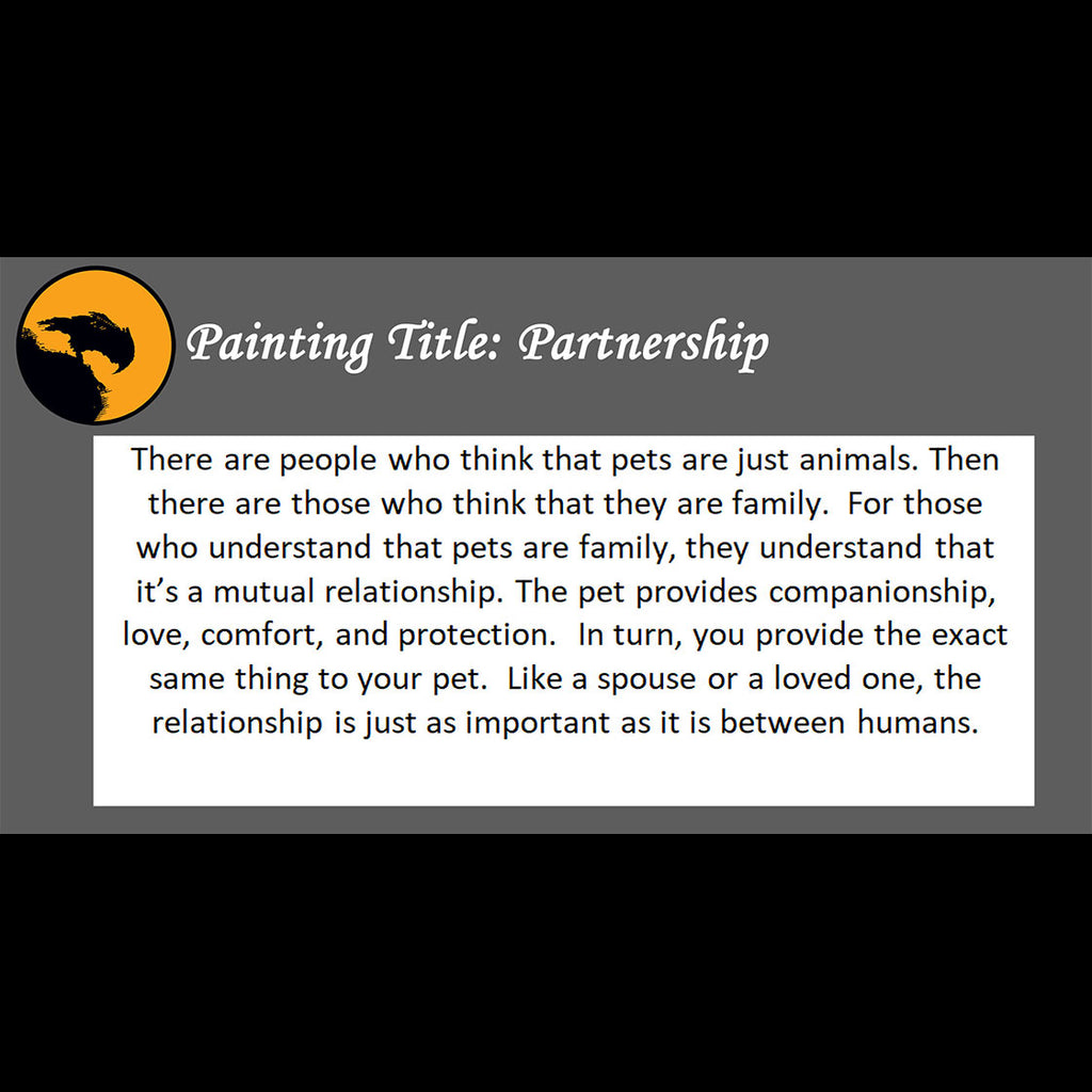 Partnership Print <br>(about relationships with pets)