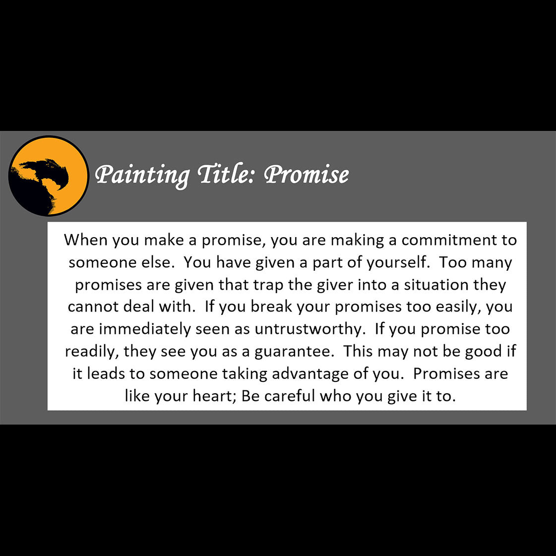 Promise - about making promises - 11x14, 11x17 Print