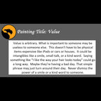 Value Print <br>(about the power of a kind smile)