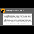 Who Am I Print <br>(about the side we hide)