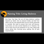 Living Skeleton Print <br>(about protecting our inner self)
