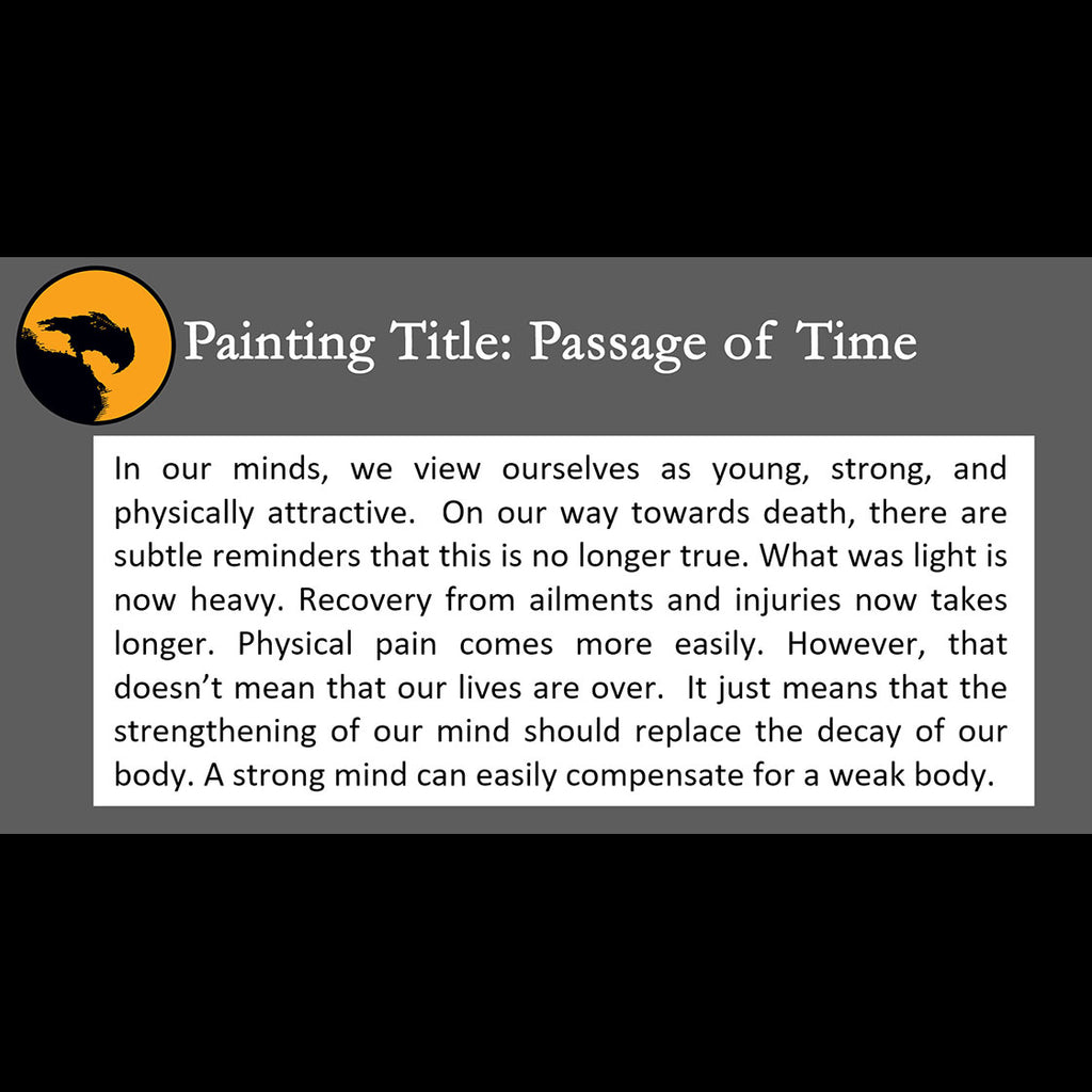 Passage of Time Print <br>(about growing old)