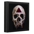 Skull Painting #11 - 8 x 10 Original Framed Oil Painting
