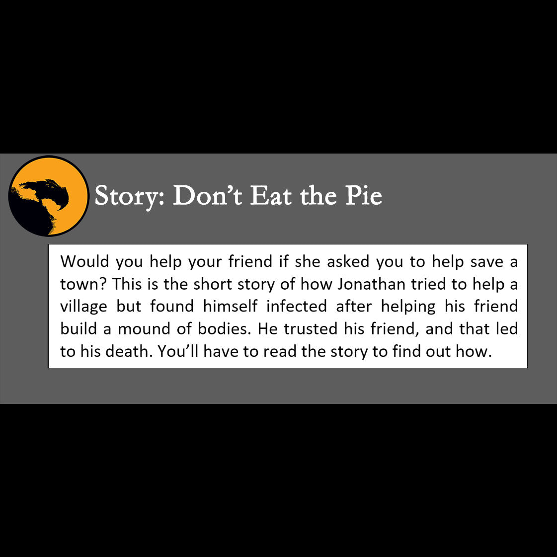 Don't Eat the Pie