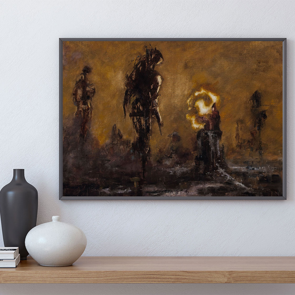 Summoning - about seeing things in negative light - 11x14, 11x17 Print