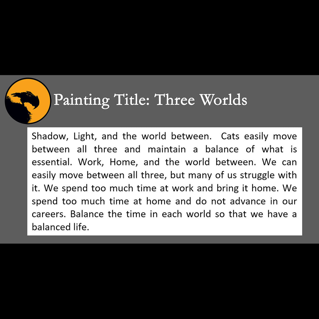 Three Worlds Print <br>(about work-life balance)