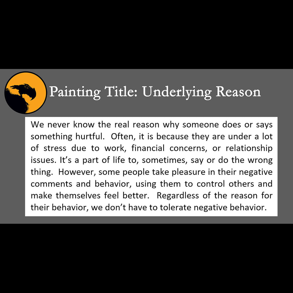 Underlying Reason Print<br> (about unknown reasons)