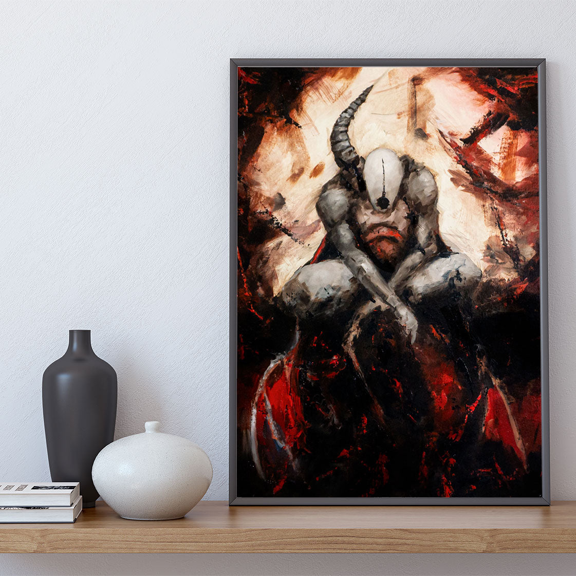 Whispers in the Dark - about dark thoughts - 11x14, 11x17 Print