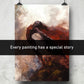 Here I am - about forgetting others - 11x14, 11x17 Print