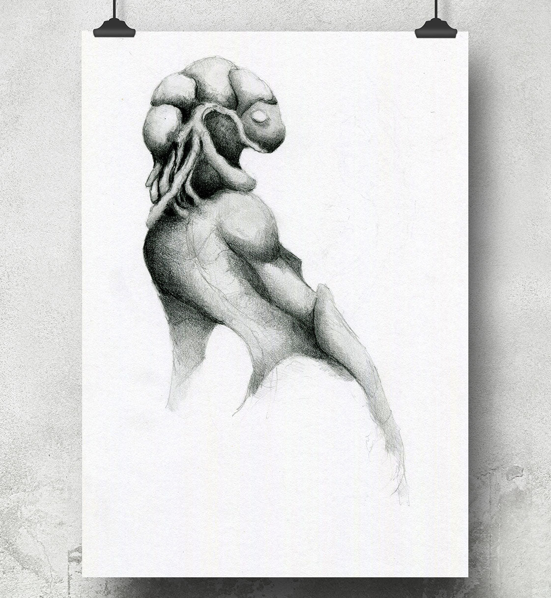 Slifer - 8 x 10 Original Pencil Drawing